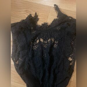 FREE PEOPLE black mini dress